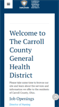 Mobile Screenshot of carroll-lhd.org